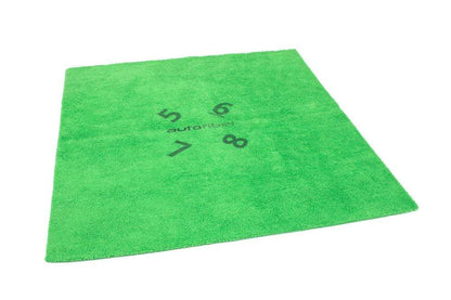 [Quadrant Wipe] Microfiber Coating Leveling Towel (16 in. x 16 in., 390 gsm) - 10 pack | Green