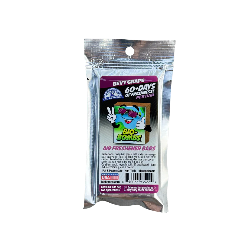 Bio-Bombs Air Freshener Bars - Bevy Grape