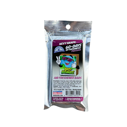 Bio-Bombs Air Freshener Bars - Bevy Grape
