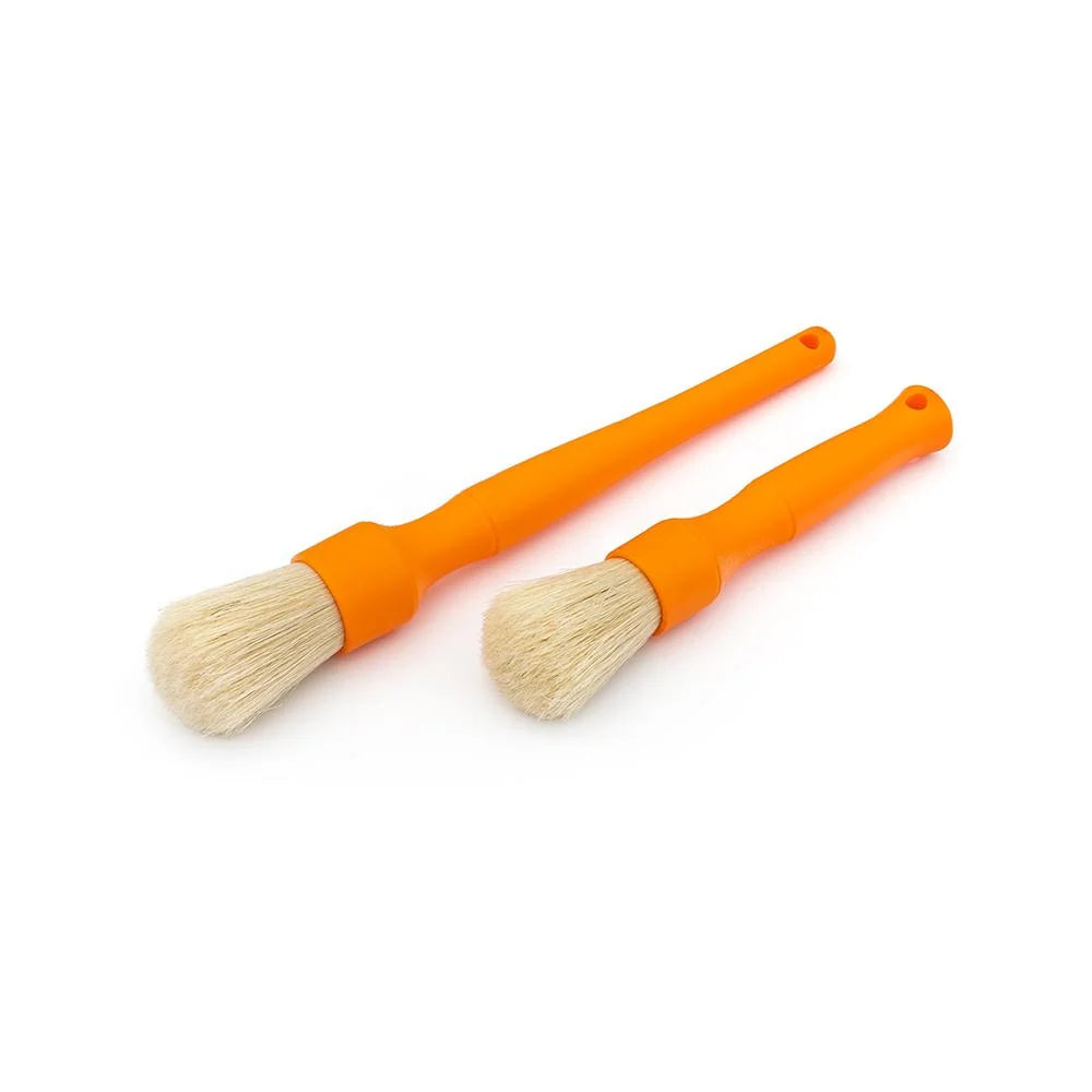 Boar Hair Detailing Brush Set - Orange