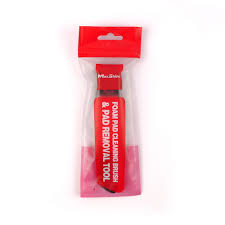 Foam Pad Cleaning Brush & Pad Removal Tool