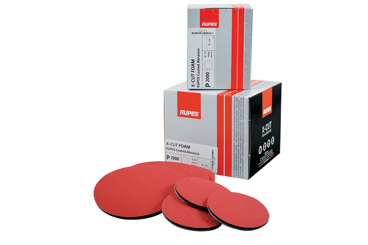 RUPES- [P2000] X-CUT FOAM ABRASIVE DISC BOX 20pcs