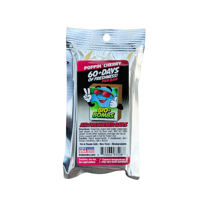 Bio-Bombs Air Freshener Bars - Poppin Cherry