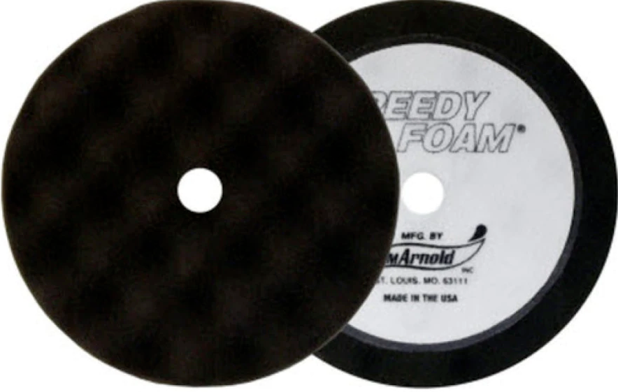 SM Arnold Black Polishing Pad- 8 in.