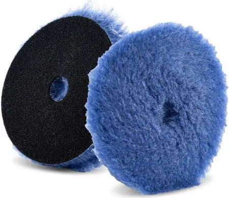 Lake Country Blue Hybrid Knitted Wool Cutting Pads 7.5"
