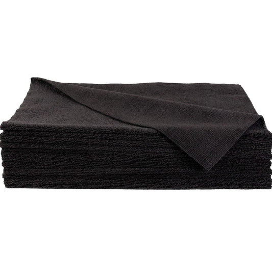1pc. Detailing Edgeless Basic Towel|  380 GSM | 16"x16" | Black