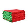 1pc. Elite Drying Towel, 380 GSM, 16"x24" | Red & Green Trim