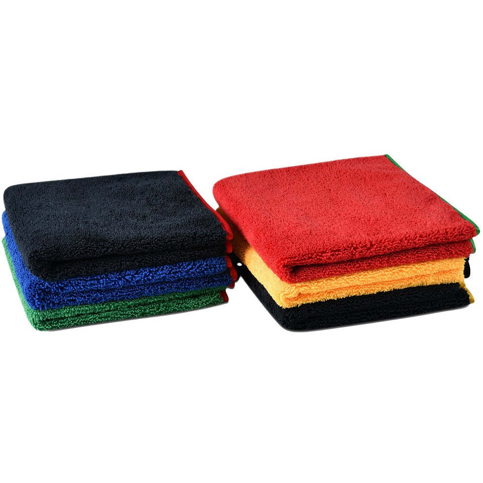 [12pk]  Elite Drying Towels 380 GSM (16"X 24")