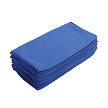 16x24 Blue Waffle Weave Microfiber Towel - Single